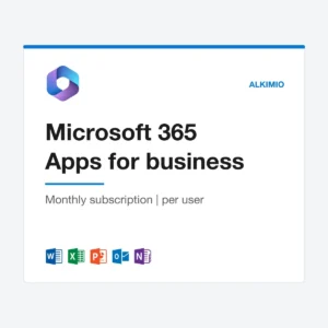 Microsoft 365 Apps for Business license (monthly, per user) from Alkimio