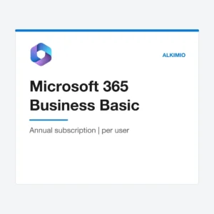 Microsoft 365 Business Basic license (annual, per user) from Alkimio