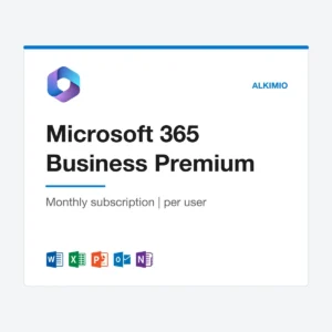 Microsoft 365 Business Premium license (monthly, per user) from Alkimio