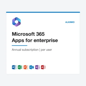 Microsoft 365 Apps for Enterprise license (annual, per user) from Alkimio