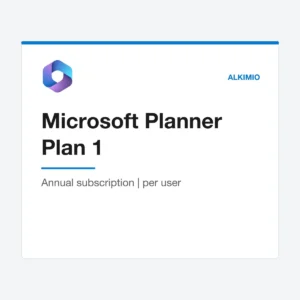 Microsoft Planner Plan 1 license (annual, per user) from Alkimio