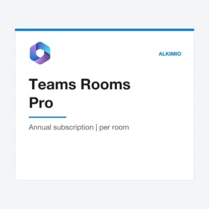Microsoft Teams Rooms Pro license (annual, per room) from Alkimio