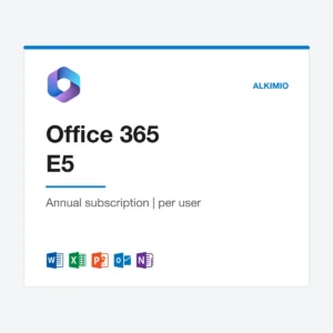 Office 365 E5 license (annual, per user) from Alkimio