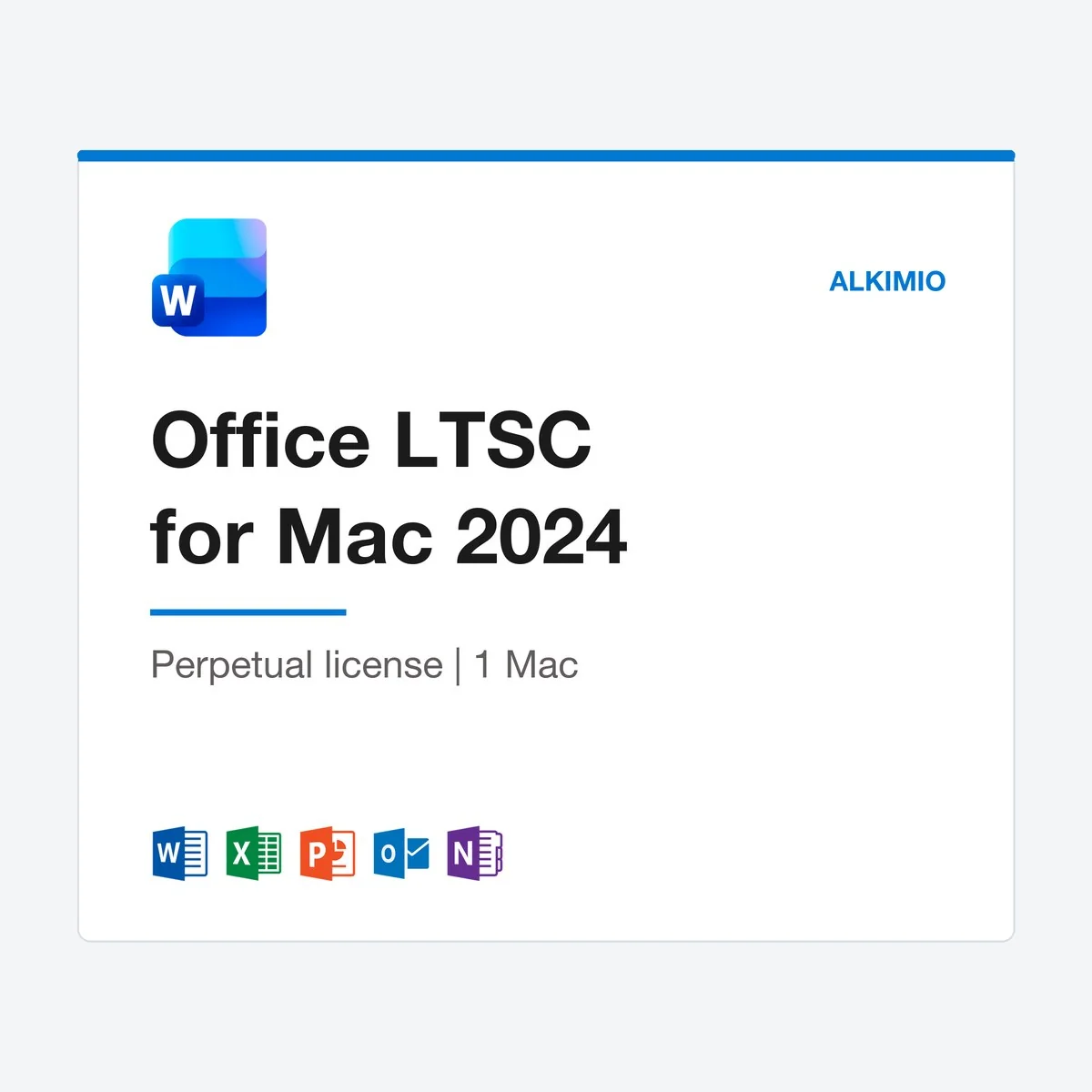 Office LTSC Standard for Mac 2024 license (1 Mac) from Alkimio