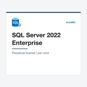 SQL Server 2022 Enterprise license (2-core Pack) from Alkimio