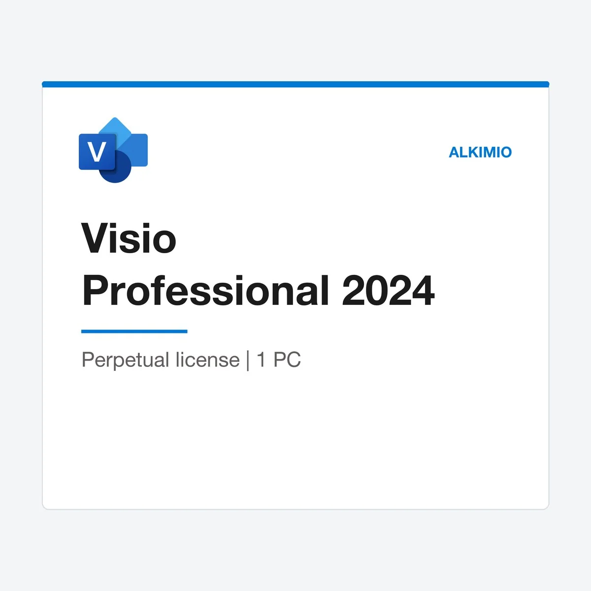 Visio Professional 2024 license (1 PC) from Alkimio