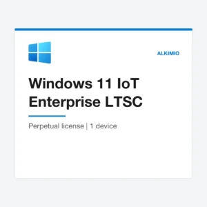 Windows 11 IoT Enterprise LTSC 2024 license (1 device) from Alkimio