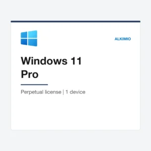 Windows 11 Pro license (1 device) from Alkimio