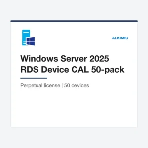 Windows Server 2025 RDS Device CAL 50-Pack (50 devices) from Alkimio