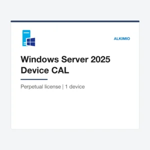 Windows Server 2025 Device CAL (1 device) from Alkimio